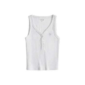 Abercrombie＆Fitch Tank Top Women's Light Gray