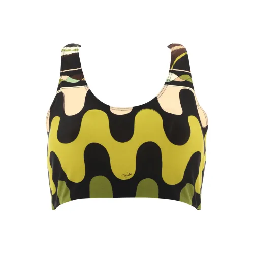 EMILIO PUCCI Crop Tops Women's Black