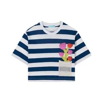 HOWL STUDIO Crop Tops Women's Stripes