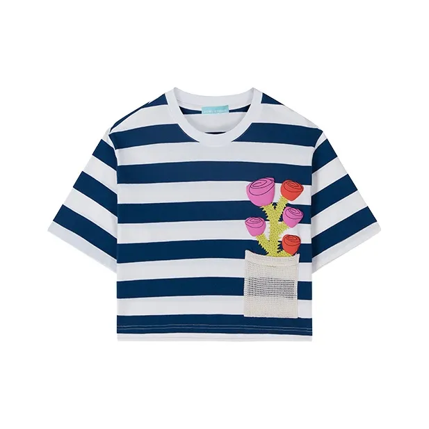 HOWL STUDIO Crop Tops Women's Stripes-0