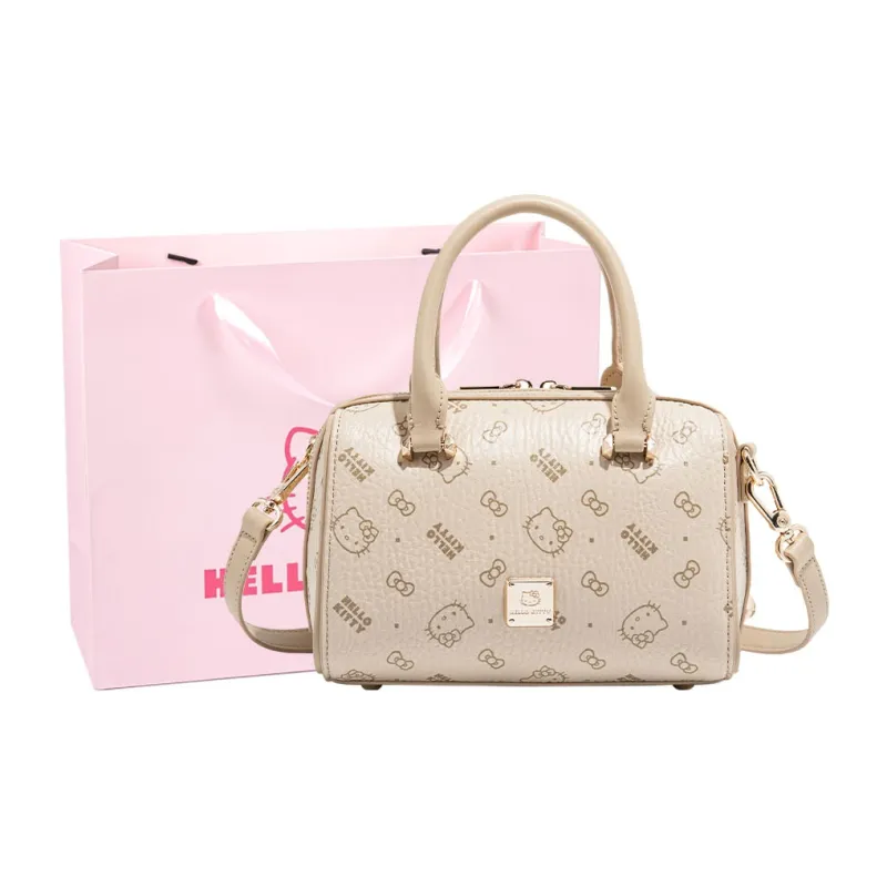 MESUCA Sanrio, Hello Kitty, Collaboration Kitty Series PU Handbag Women's Multicolor-11