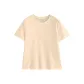 Creamy Apricot-Crew Neck