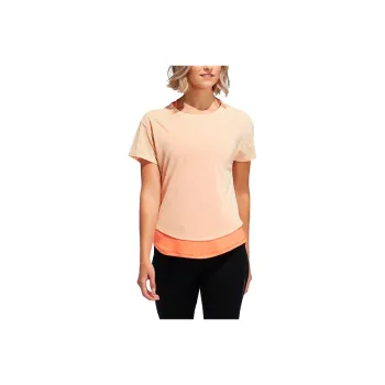 Adidas Drop Shoulder Sleeve T Shirt Women's Orange