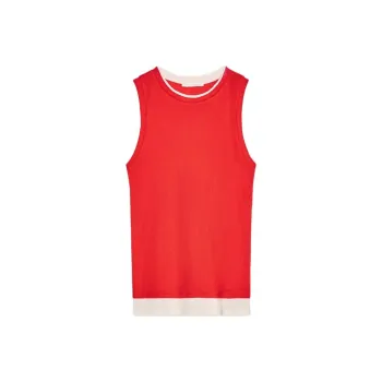 ZARA Tank Tops Women's Deep Red