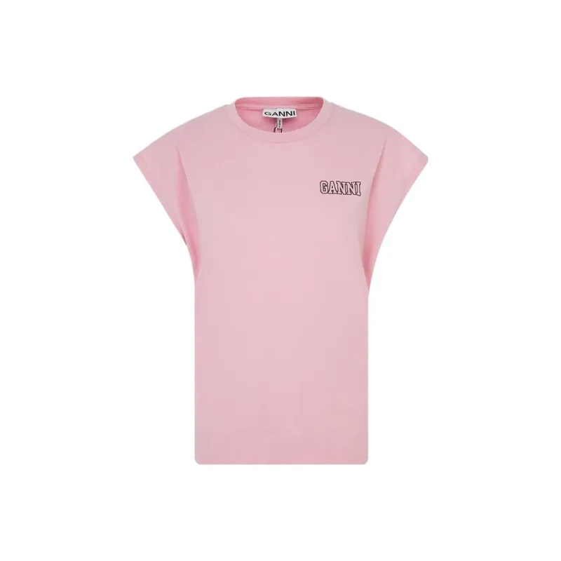GANNI T-Shirts Women's Pink-0