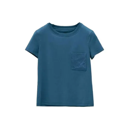 HERMES T-Shirts Women's Blue