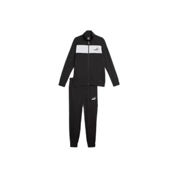 PUMA Poly Tracksuit Casual Sportswear Men's Black