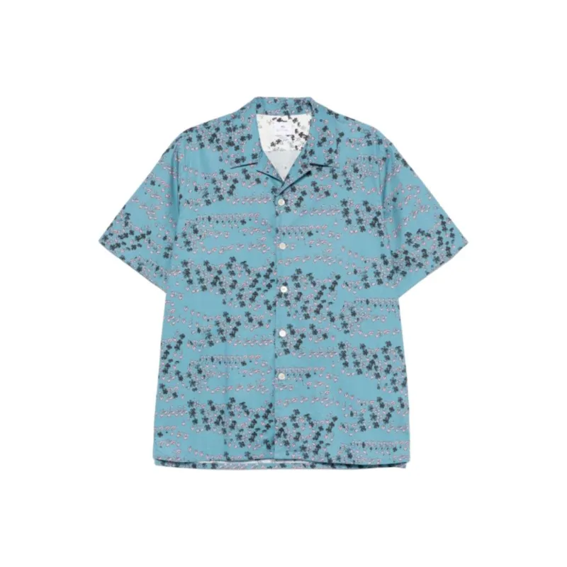Ps Paul Smith Jasmine print Short sleeve Shirt-0