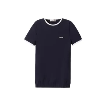 MIU MIU Regular T Shirt Women's Blue
