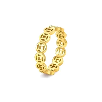 Vegetarian Titanium Steel Rings Unisex