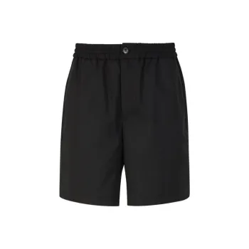 AMIPARIS Interwoven Wool Shorts