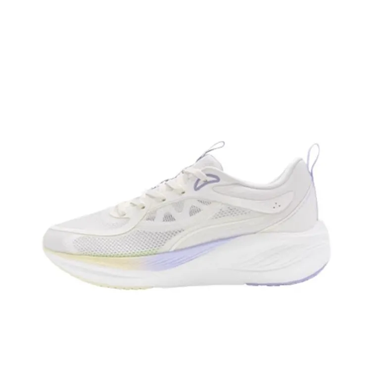 XTEP Kunpeng Cushioning, Breathable, Supportive Low Top Sprint Running Shoes Women's Sail White-0