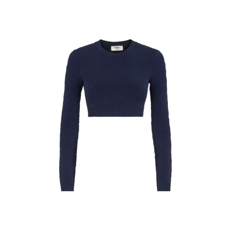 FENDI FW22 Sweater Women's Blue-0