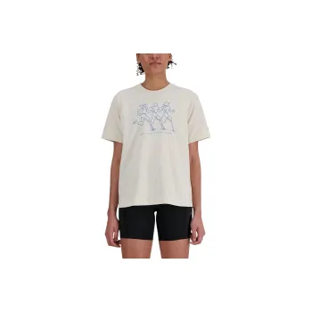 New Balance T-Shirt Women's Ecru
