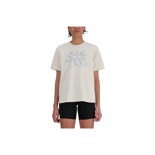New Balance T-Shirt Women's Ecru