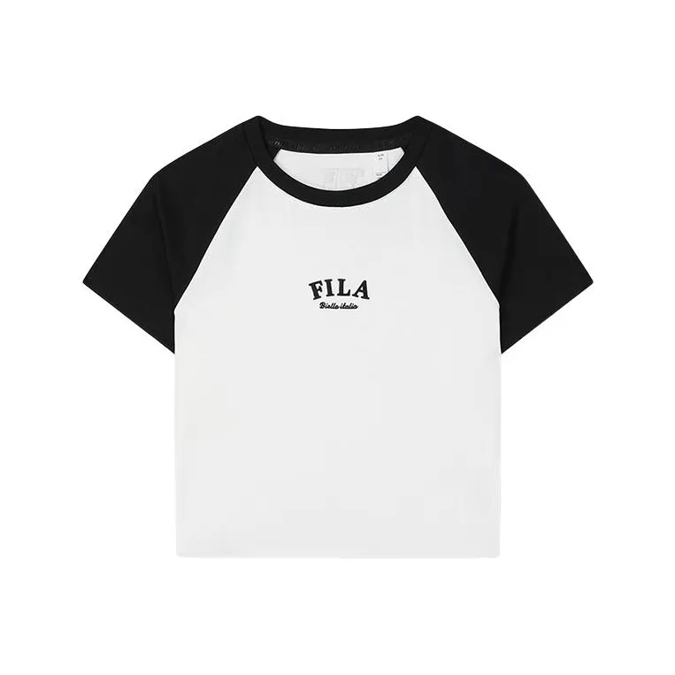 FILA Raglan Sleeve T Shirt Women's Jet Black-0