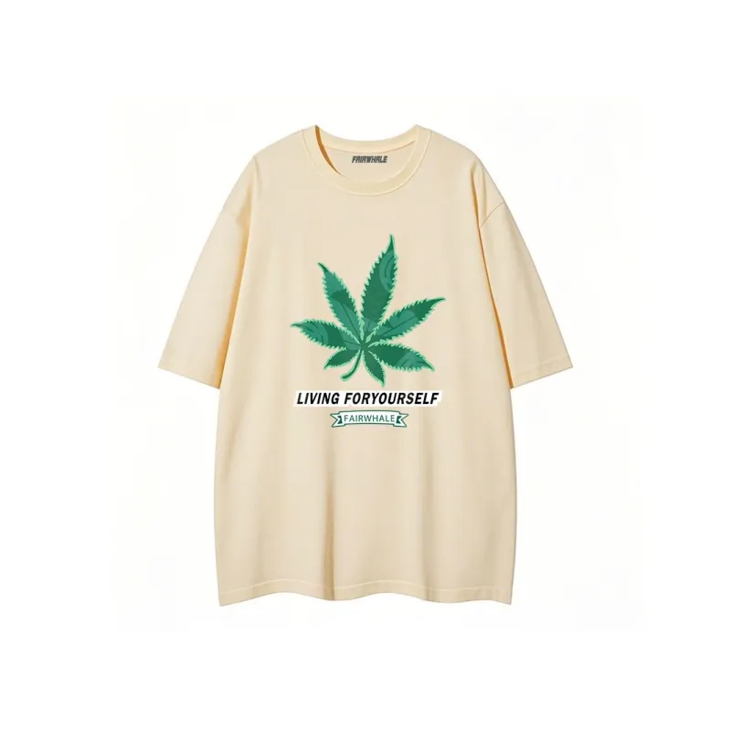 FAIRWHALE Drop Shoulder Sleeve T Shirt Unisex-8