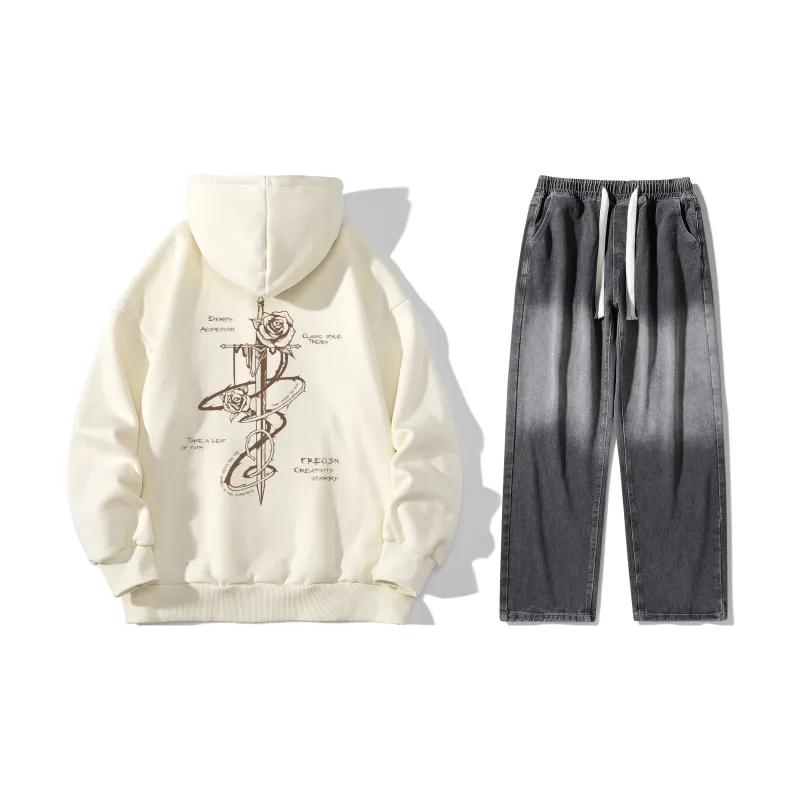 FREO3N Sweatshirt Sets Unisex-27