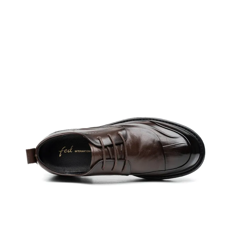 FED Dress Shoes Men Low Top-10