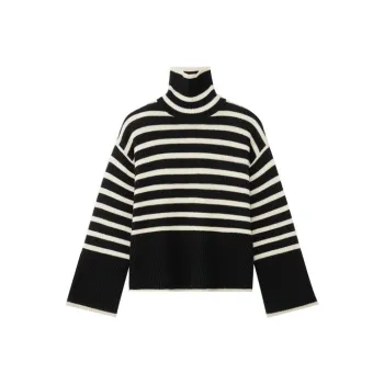 TOTEME Roll Neck Striped Jumper