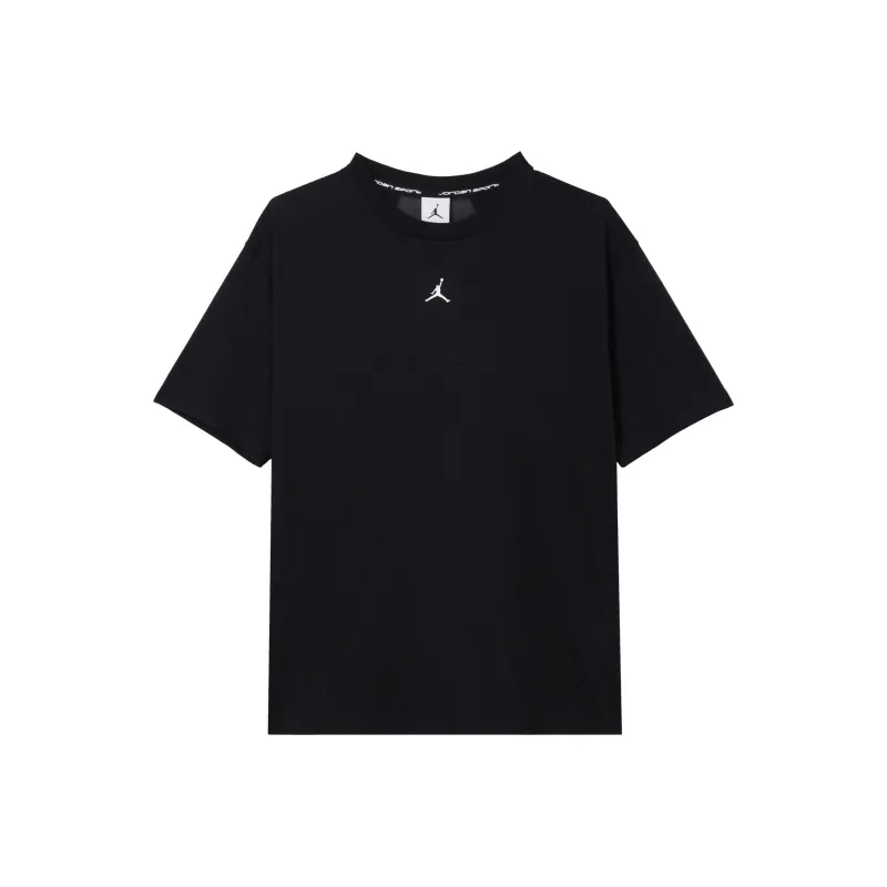 Jordan Drop Shoulder Sleeve T Shirt Women's Black-0