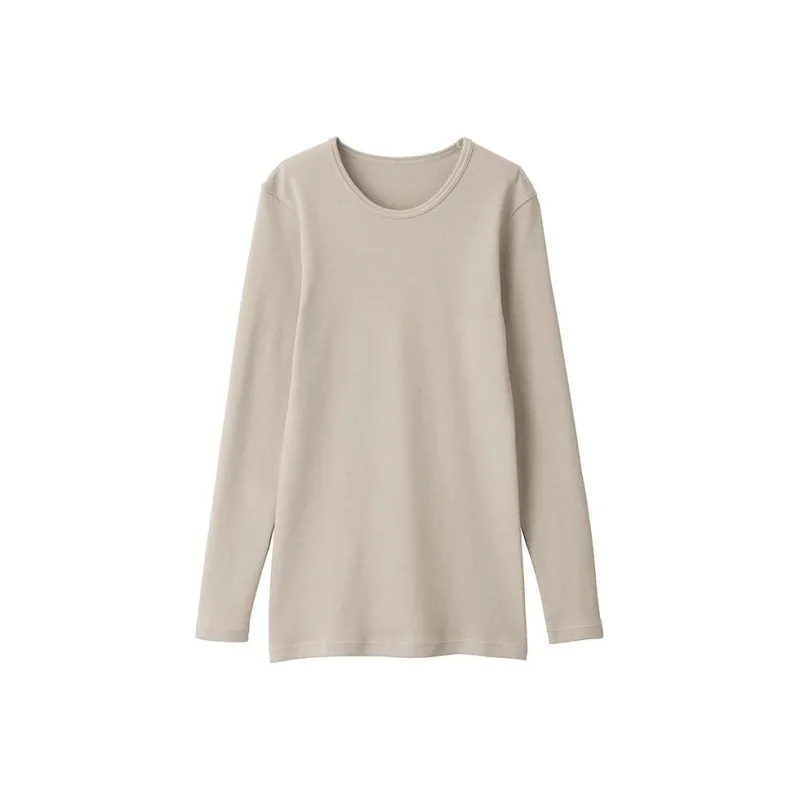 MUJI Drop Shoulder Sleeve T-Shirt Women's-4