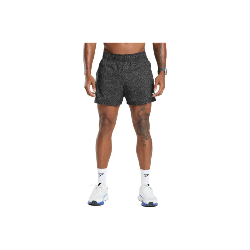 GYMSHARK Sports Shorts Men's Forest Green/Hoya Green-0
