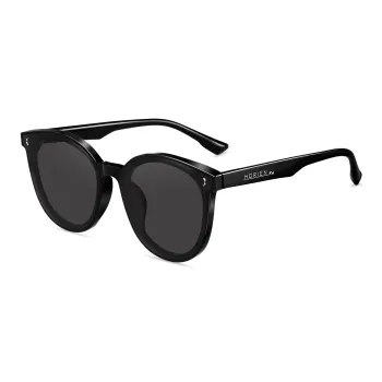 HORIEN TR/Memory Plastic Oval Sunglasses Unisex