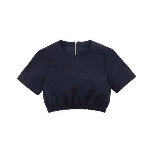 ADER ERROR Crop Tops Women's Black
