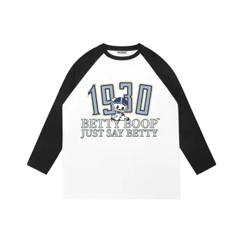 BETTY BOOP T Shirt Unisex White/Black