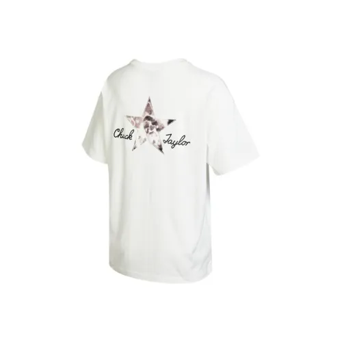 Converse Drop Shoulder Sleeve T Shirt Women's White