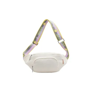 LUVISTRUE Fabric Shoulder Bag Sling Bag Cell Phone Pouch Regular Unisex White/Black/Gray/Yellow