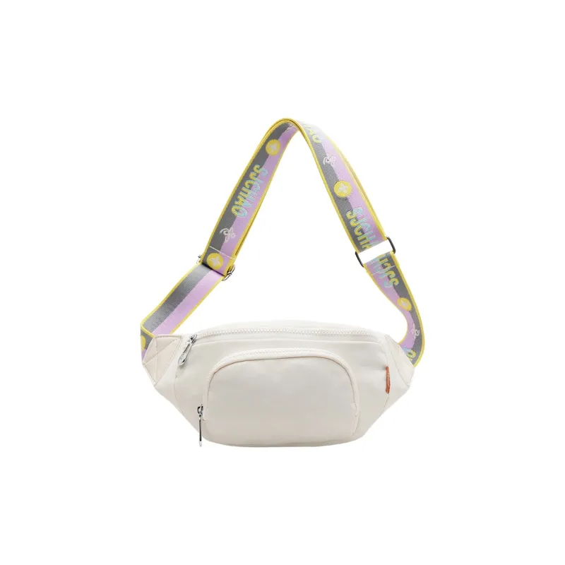 LUVISTRUE Fabric Shoulder Bag Sling Bag Cell Phone Pouch Regular Unisex White/Black/Gray/Yellow-0