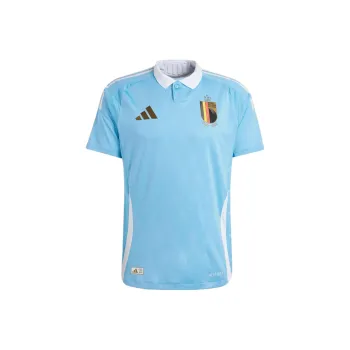 Adidas Belgium 2024 Away Authentic Jersey Soccer Jerseys Player Edition Belgium Team Away Men's Blue