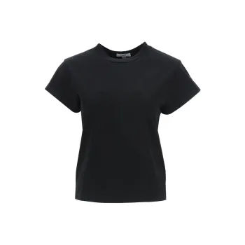 AGOLDE Bryce Shoulder Pads Cotton T-shirt