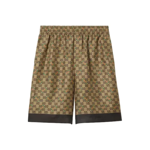 GUCCI Gg Horsebit Print Knee Length Shorts