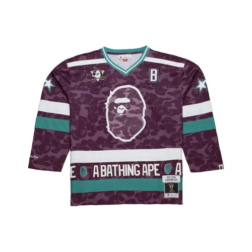 Mitchell Ness X A BATHING APE Bape X Mitchell & Ness Sportswear Unisex Purple