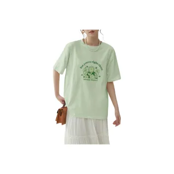 Weixi T-Shirt Women's Light Pea Green