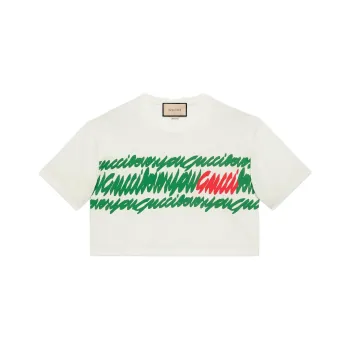 GUCCI Crop Tops Women's White