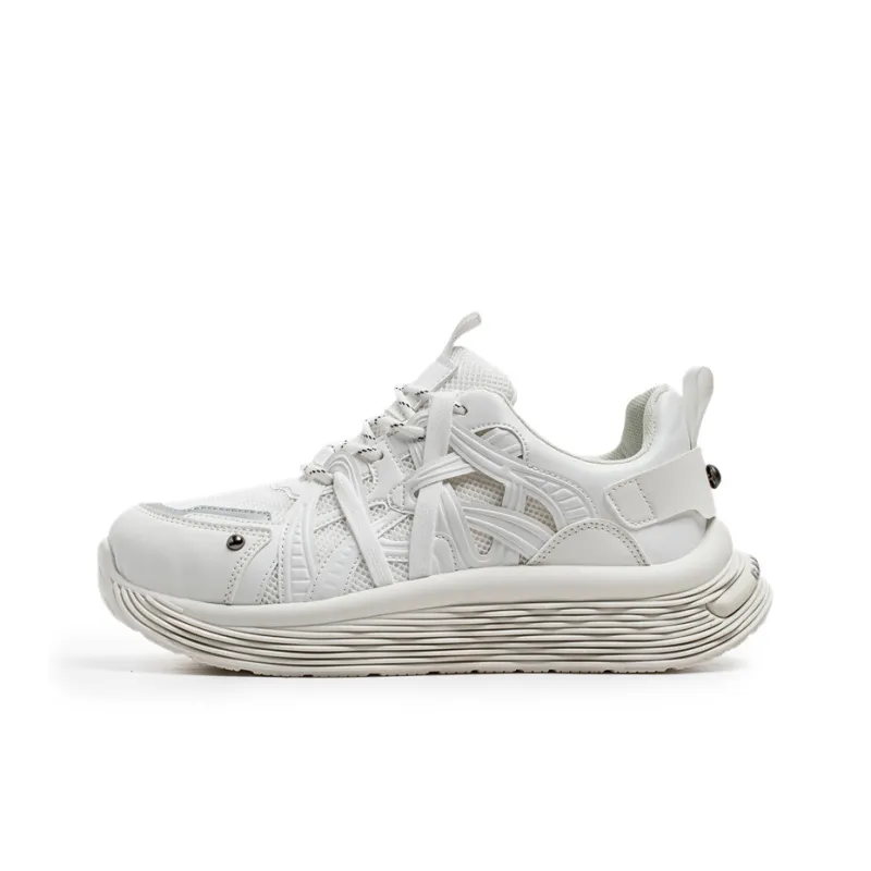 ROBINHOOD Cushioning, Slip Resistant, Abrasion Resistant, Coverage, Impact Resistant Low Top Chunky Sneakers Men's-0