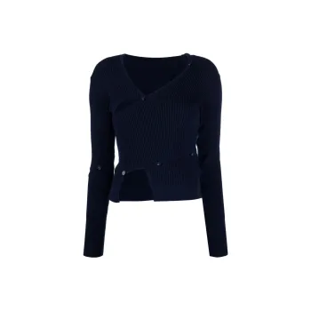 Jacquemus Le Cardigan Tordu 'Navy'