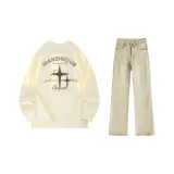 Light Apricot (Long-Sleeved)+Yellow Mud Jeans