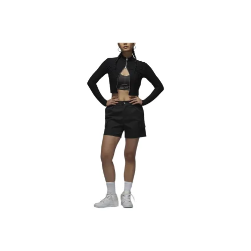 JORDAN Crop Tops Women's Black