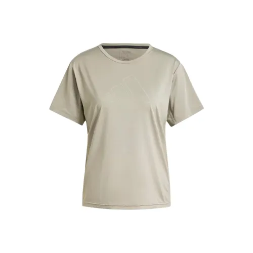 Adidas Clothing T Shirts Women's Gray
