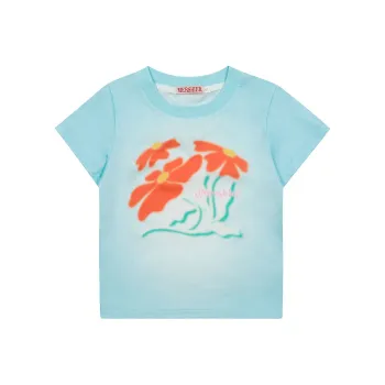 Vine Color T Shirt Women's Blue