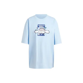 adidas originals X Hello Kitty Cinnamoroll Graphic Oversized Tee 'Clear Sky'
