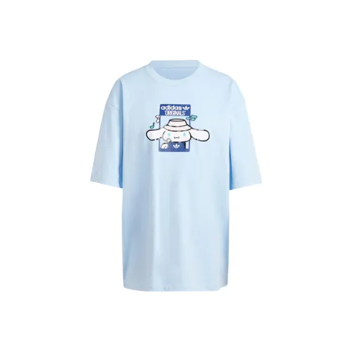adidas originals X Hello Kitty Cinnamoroll Graphic Oversized Tee 'Clear Sky'