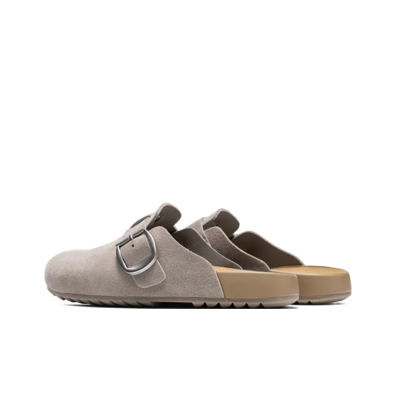 AOKANG Closed Toe Slippers Women's Gray-3