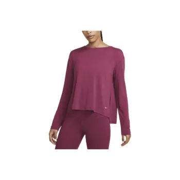 Nike Yoga Dri-FIT T-Shirt Women's Red Wood Color