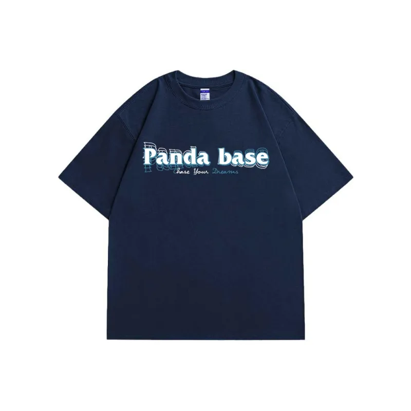 PANDA BASE Drop Shoulder Sleeve T Shirt Unisex-6